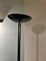 Vloerlamp donkergrijs blinkend vintage, Huis en Inrichting, Lampen | Vloerlampen, Gebruikt, Ophalen of Verzenden