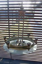 Vintage luchter, Ophalen, Gebruikt, Glas, Vintage