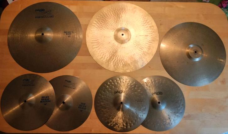 Formule Paiste 602 et création sonore, Musique & Instruments, Instruments | Accessoires, Comme neuf, Batterie ou Percussions, Enlèvement ou Envoi
