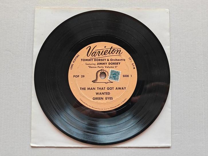 TOMMY DORSEY & ORCHESTRA feat. Jimmy Dorsey (single 33t), Cd's en Dvd's, Vinyl | Jazz en Blues, Zo goed als nieuw, Jazz, 1940 tot 1960