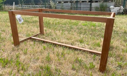 Nieuwe hardhouten tafelonderstellen NU IN KORTING!, Tuin en Terras, Tuintafels, Nieuw, Rechthoekig, Hout, Ophalen