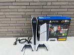 PS5 Slim Digital Edition + 2 manettes + Boitier, Enlèvement, Comme neuf, Playstation 5 Digital