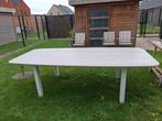 Prachtige unieke tuintafel (BRISTOL)25511575cm, Tuin en Terras, Ophalen, Zo goed als nieuw, Ovaal, Hout
