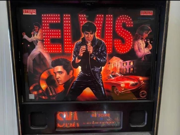 Stern Elvis Presley Flipperkast en meer Veiling 07 December, Verzamelen, Automaten | Flipperkasten, Zo goed als nieuw, Flipperkast