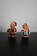 Kerstdecoratie mini figuurtje: 2x kerstbeer = beer 4cm hoog, Nieuw, Overige merken, Beeldje, Ophalen of Verzenden