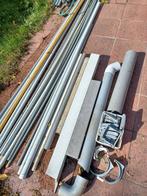 Pakket PVC- buizen en gootstukken, Doe-het-zelf en Bouw, Ophalen, Zo goed als nieuw, PVC