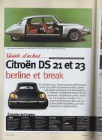 Automobiles Citroën DS21 / DS23 voitures de collection, Verzenden, Gelezen, Citroën