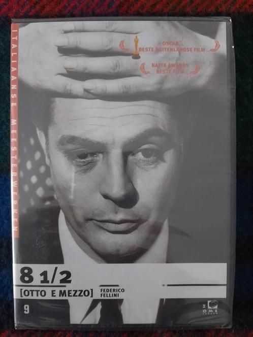 8 1/2 Otto E Mezzo DVD - Federico Fellini, Cd's en Dvd's, Dvd's | Klassiekers, Nieuw in verpakking, Drama, 1960 tot 1980, Ophalen of Verzenden