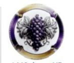 Champagne capsules - Generieken Feuille Grappe(G 1469d), Verzenden