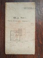 Carte militaire War office Ostende 1911, Ophalen of Verzenden