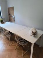 Design eettafel Kristalia Nori wit, Huis en Inrichting, Ophalen, Kunststof, Gebruikt, 200 cm of meer