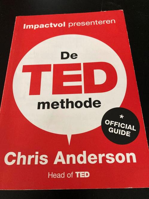 Chris Anderson - De TED-methode, Boeken, Wetenschap, Zo goed als nieuw, Ophalen of Verzenden