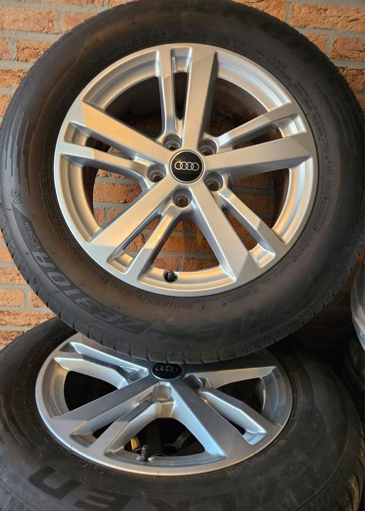 17 inch Audi Q3 Velgenset 5x112 Falken 215-65R17, Auto-onderdelen, Banden en Velgen, Banden en Velgen, Zomerbanden, 17 inch, 215 mm