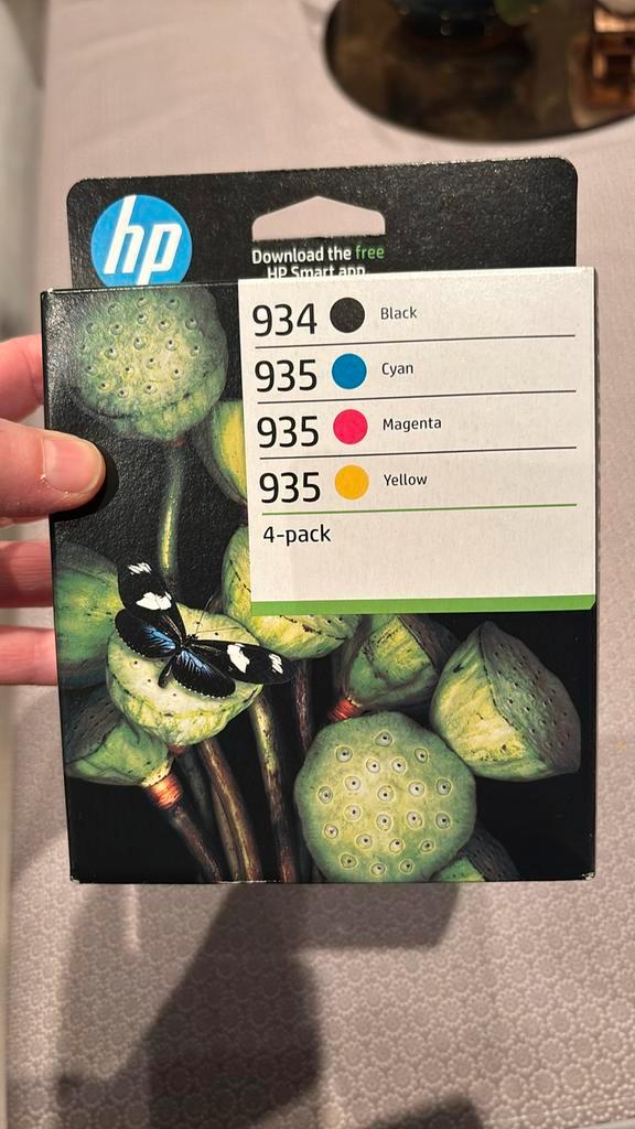 934 originele zwarte/935 cyaan/magenta/gele inktcartridges,, Computers en Software, Printerbenodigdheden, Nieuw, Cartridge, Ophalen