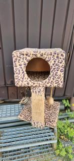 Krabpaal met speeltouw (luipaard design) 0,5m, Ophalen
