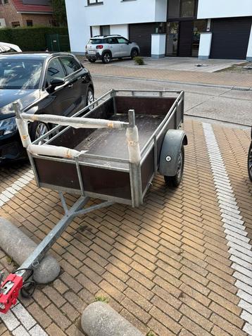  Remorque 1x2m – met wielklem & aanhangslot beschikbaar voor biedingen