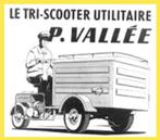 P Vallée triporteur, Fietsen en Brommers, Brommers | Oldtimers, Overige merken, 4 versnellingen, Ophalen