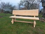 Boomstam tuinbank, Tuin en Terras, Ophalen, Nieuw, Hout