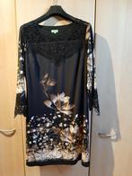 Kleedje K Design Zwart met witte bloemen maat XL, Vêtements | Femmes, Comme neuf, Noir, K-design, Taille 42/44 (L)