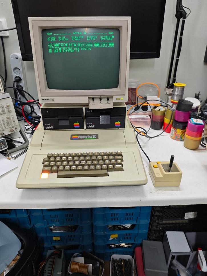 Apple II Europlus + accessoires, Computers en Software, Vintage Computers, Ophalen