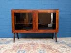 Vintage vitrinekast, Deens design, jaren 60, Ophalen, Huis en Inrichting