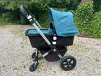 Bugaboo camelion 3 blauw met veel accessoires, Kinderen en Baby's, Kinderwagens en Combinaties, Ophalen, Gebruikt, Bugaboo, Verstelbare duwstang