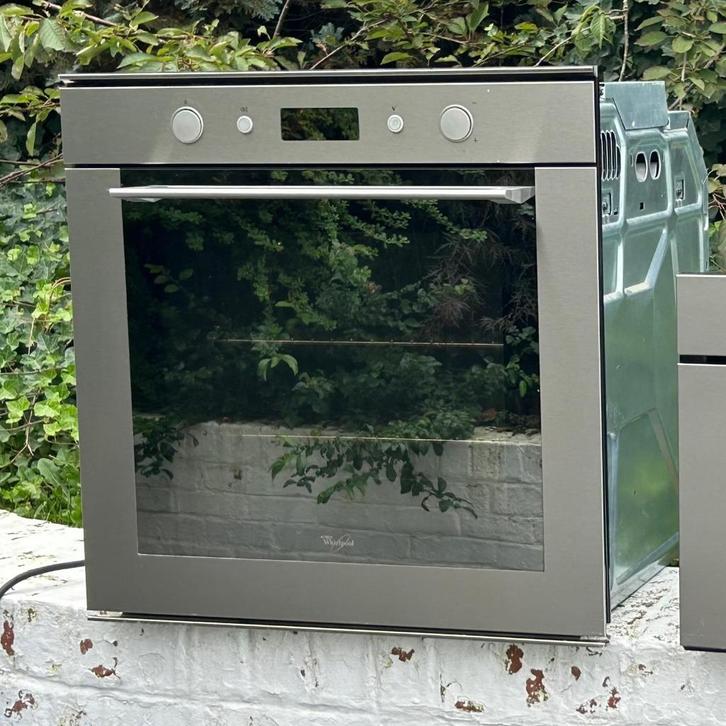 Four Whirlpool AKZM 756 IX, Elektronische apparatuur, Ovens, Gebruikt, Inbouw, Oven met grill, 45 tot 60 cm, 45 tot 60 cm, Hete lucht
