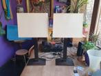 Hele mooie zware lampen met kap. Voet is in brons, Ophalen, Gebruikt