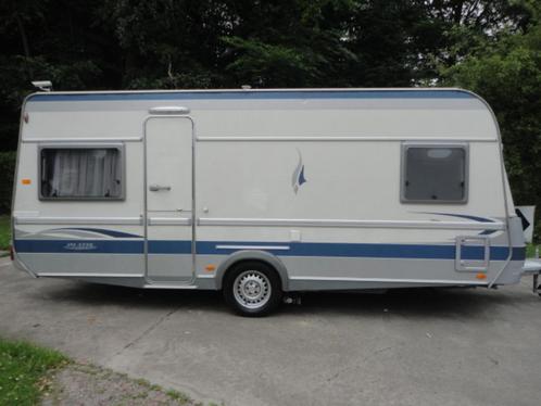 Fendt 510 Platin bj.2004, Caravans en Kamperen, Caravans, Particulier, tot en met 4, Rondzit, Fendt, Vast bed, 5 tot 6 meter, Douche