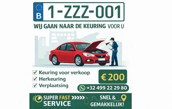 keuring voor verkoop snel service !, Diensten en Vakmensen, Auto en Motor | Monteurs en Garages, Apk-keuring, Autoruitschadeherstel
