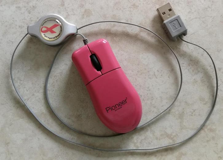 Pioneer mini muis met usb en muismat, Computers en Software, Muizen, Nieuw, Muis, Bedraad, Ophalen