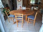 Table ronde 1.15 m avec 2 rallonges, Huis en Inrichting, Woonaccessoires | Overige, Ophalen, Zo goed als nieuw