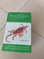 Veterinary anatomy flash cards, Boeken, Ophalen, Zo goed als nieuw