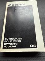 HONDA GOLDWING MANUAL, Motoren, Verzenden, Gebruikt