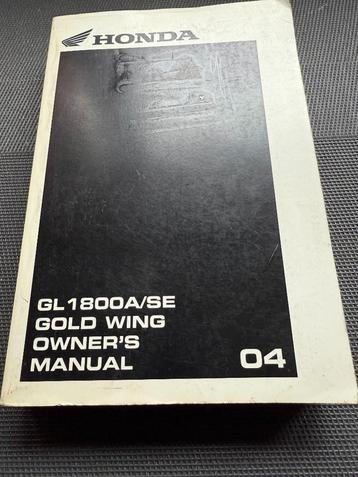 HONDA GOLDWING MANUAL beschikbaar voor biedingen