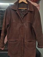Bruine lederen vest., Ophalen, Maat 42/44 (L)