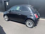Fiat 500 Cabrio Guerlain Robe Noir *NIEUWSTAAT*, Auto's, Zwart, Zwart, Bedrijf, Handgeschakeld