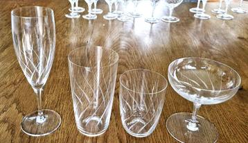 Antiek Riedel kristallen drinkservies ruim 50 jaar oud.  beschikbaar voor biedingen