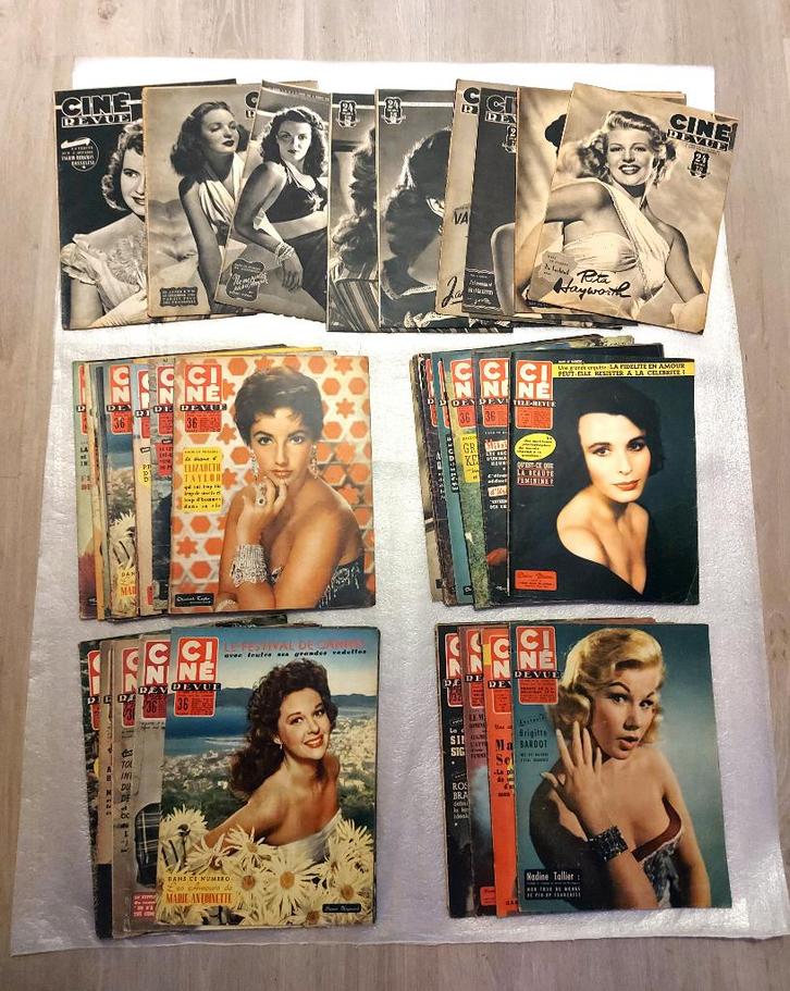 Ciné Revue serie van 2000 N, Verzamelen, Tijdschriften, Kranten en Knipsels, Tijdschrift, 1960 tot 1980, Ophalen of Verzenden