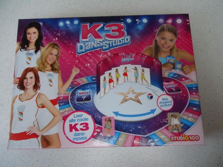 K3 Spel Dansstudio van Studio 100 als Nieuw !!, Hobby en Vrije tijd, Gezelschapsspellen | Bordspellen, Zo goed als nieuw, Ophalen of Verzenden