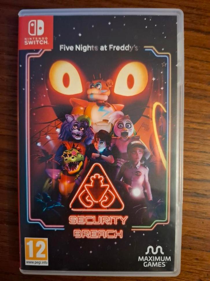 Five Nights At Freddy's: Security Breach, Games en Spelcomputers, Games | Nintendo Switch, Zo goed als nieuw, Avontuur en Actie