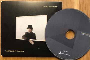 LEONARD COHEN - You want it darker ( CD ) beschikbaar voor biedingen
