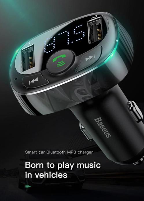 FM-zender Bluetooth-carkit LCD-mp3-speler, Auto diversen, Auto-accessoires, Nieuw, Ophalen