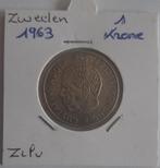 Zweden 1 Krone 1963 zilver, Verzenden