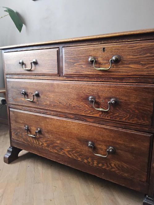 Antieke Engelse commode/ladekast, Huis en Inrichting, Kasten | Ladekasten, Ophalen