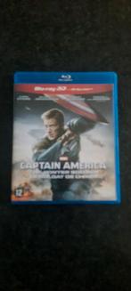 Captain America, le soldat de l'hiver, 3D, blue ray, NL, FR, CD & DVD, Enlèvement ou Envoi