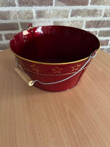 kerstmis geschenk emmertje verpakking beschikbaar voor biedingen