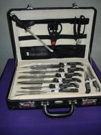 Complete 24 delige messenset in koffer Rosenbaum Solingen., Enlèvement ou Envoi, Neuf, Inox ou Chrome, Ensemble de couverts