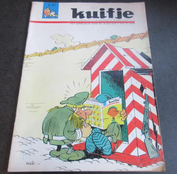 Weekblad Kuifje 1965 Nr 23, Boeken, Stripverhalen, Gelezen, Eén stripboek, Ophalen of Verzenden