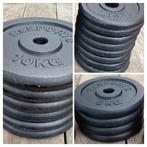 Halterschijven 100kg, Sport en Fitness, Ophalen, Zo goed als nieuw, Halterschijven